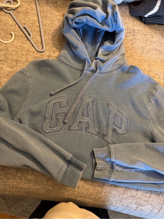 GAP Tops - GAP Logo Jean Hoodie